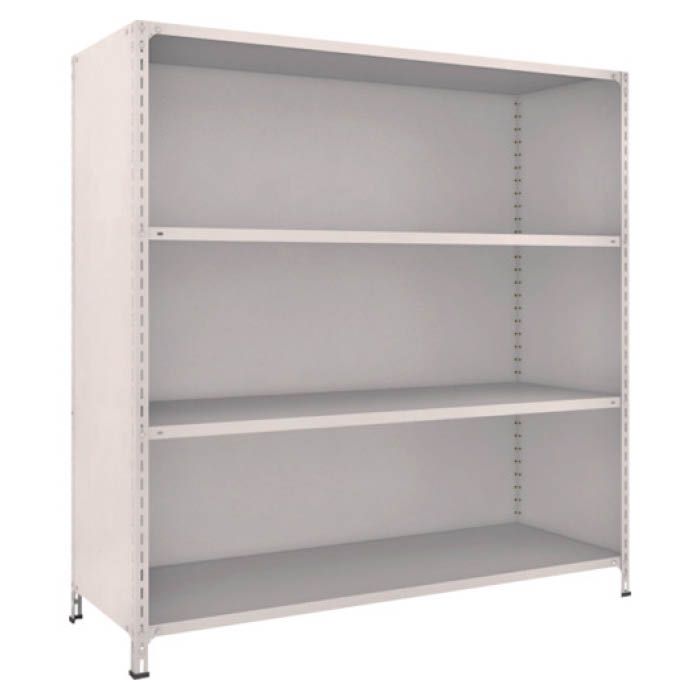 (T) 軽量棚背板・側板付 W1800XD600X1800 4段 ネオグレー(Tcode:5023149)