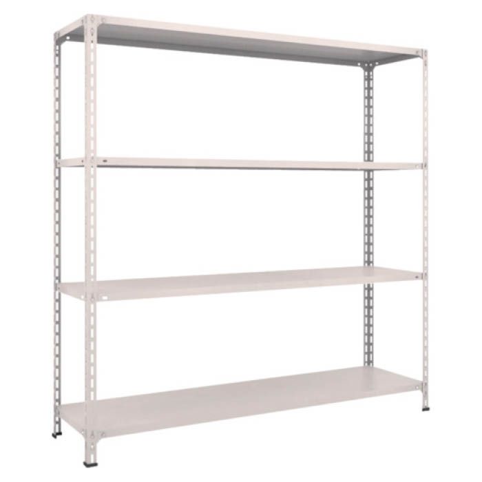 (T) 軽量棚開放型 W1800XD450XH1800 4段 ネオグレー(Tcode:5024854)