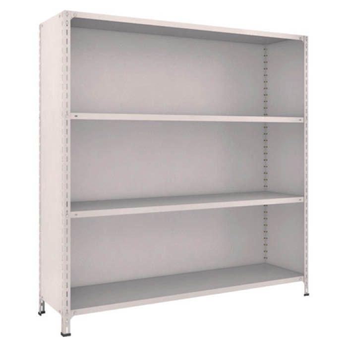 (T) 軽量棚背板・側板付 W1800XD450X1800 4段 ネオグレー(Tcode:5023122)