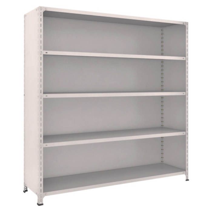 (T) 軽量棚背板・側板付 W1800XD450X1800 5段 ネオグレー(Tcode:5023131)