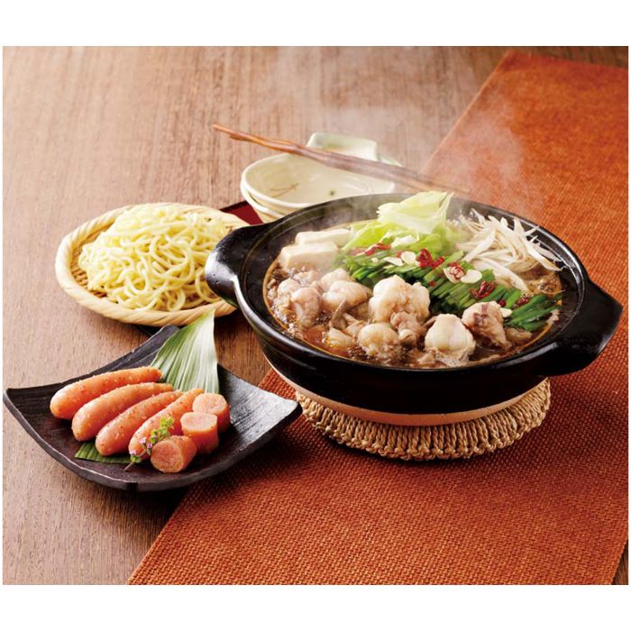 【Q25-6】【お歳暮】「やまや」無着色辛子明太子・もつ鍋セット-承り締切:2025年12月11日の説明画像2