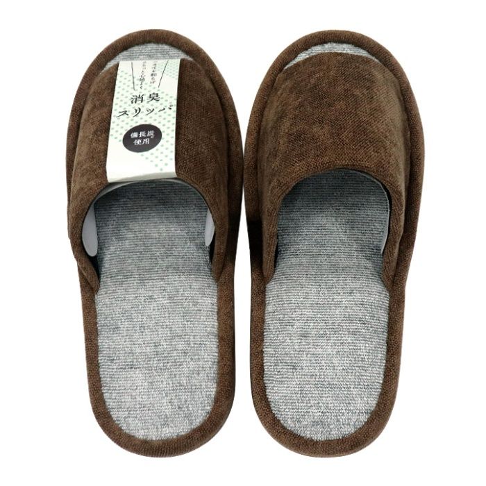 消臭パイルスリッパBR Lサイズの説明画像2