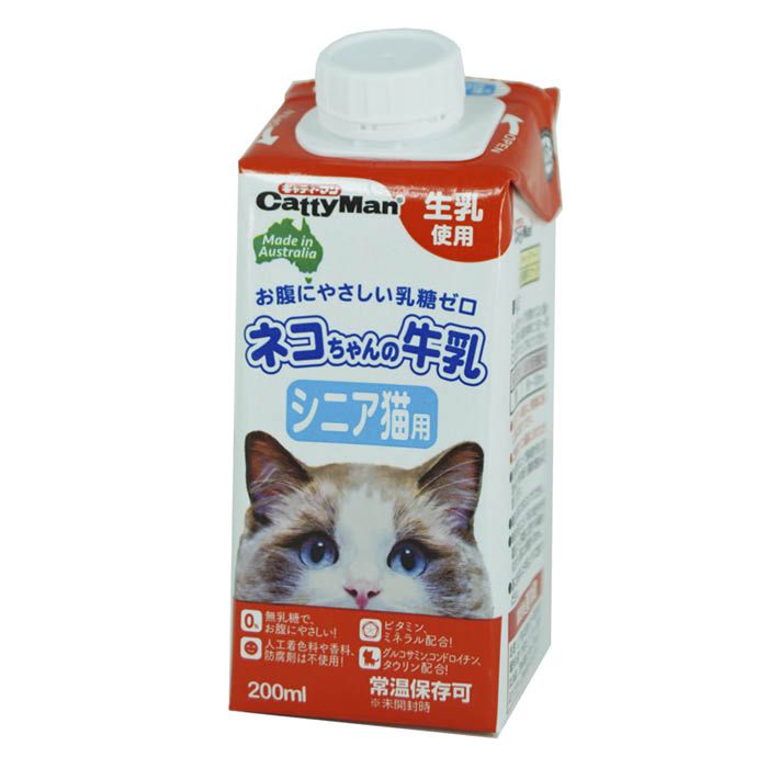 ドギーマンハヤシ ネコちゃんの牛乳 シニア猫用 200ml