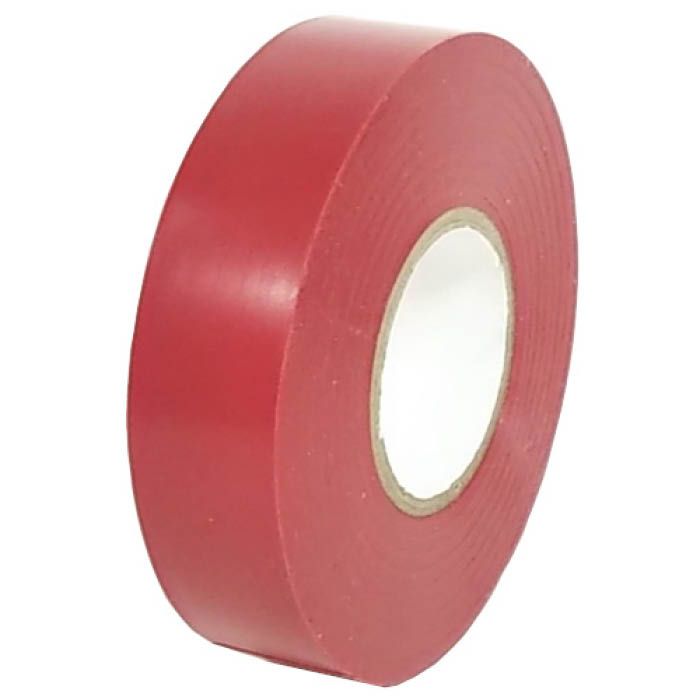 ナフコ 電気絶縁用 ビニールテープ 約0.2×19mm×20m 赤
