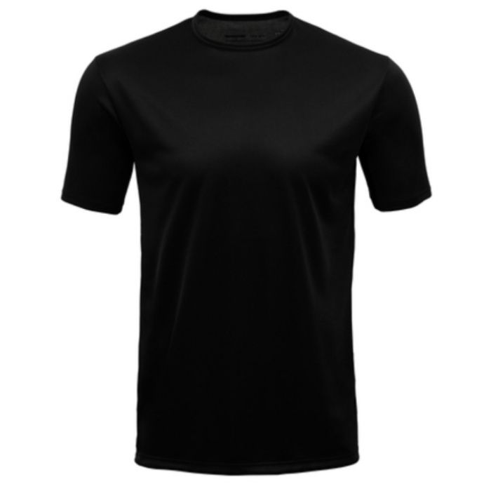 リベルタ ワークライン クルーネック半袖 ブラック 3XL