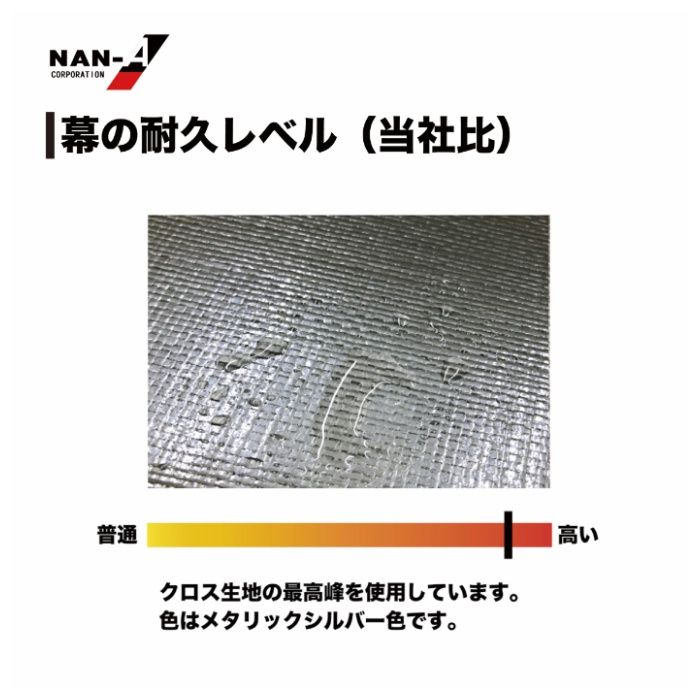 南榮工業 パイプ車庫 2540B MSV ベース式 軽自動車用の説明画像5