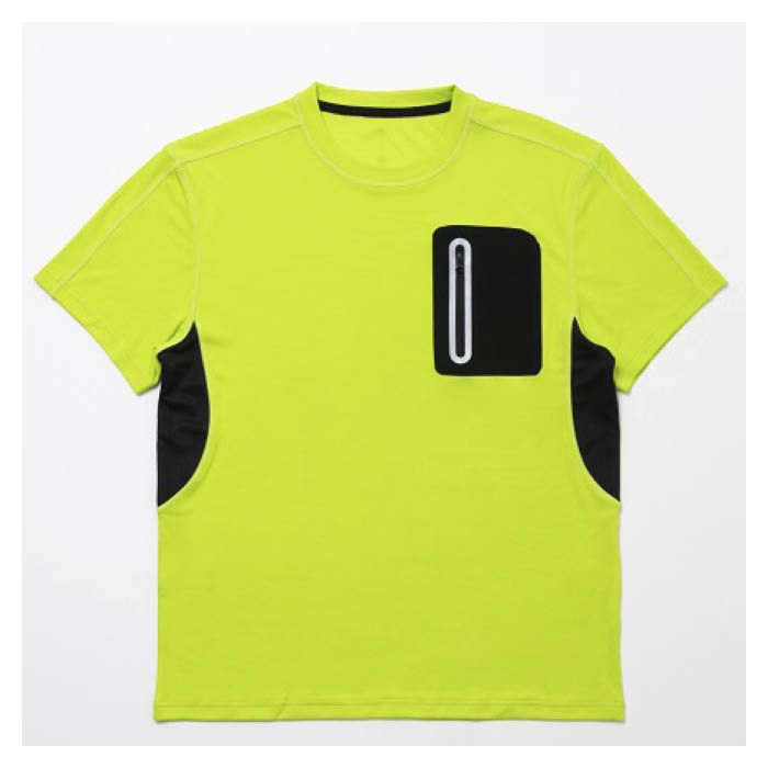 ナフコ メンズコンプレッションクルーネックTシャツ M-3 LIME GREEN LLL
