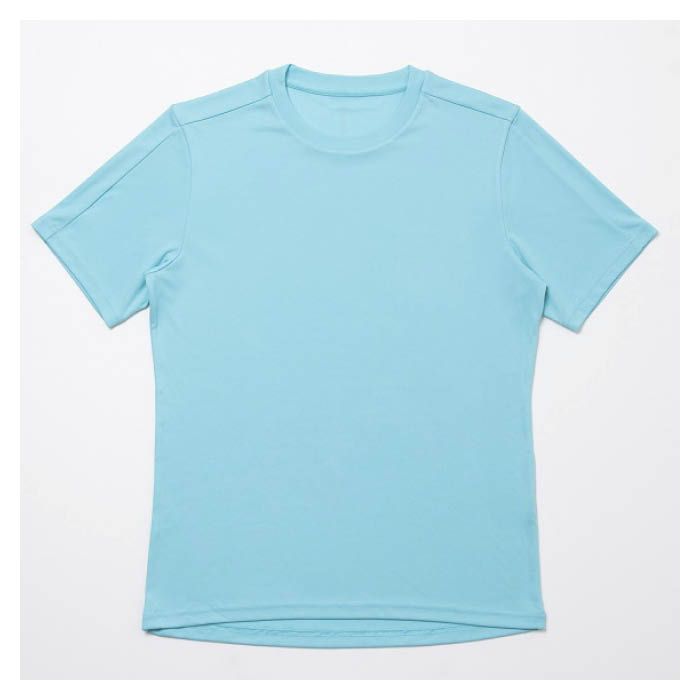 ナフコ ウィメンズコンプレッションクルーネックTシャツ W-3 MINT BLUE M