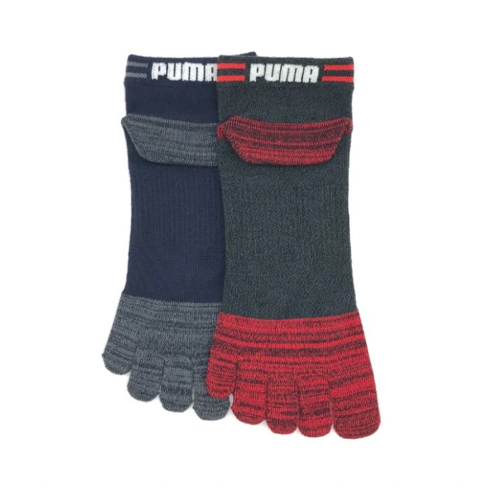 プーマ 5本指ショートソックス 2足セット 消臭プラス 25-27cm UPWS2105MMの説明画像3