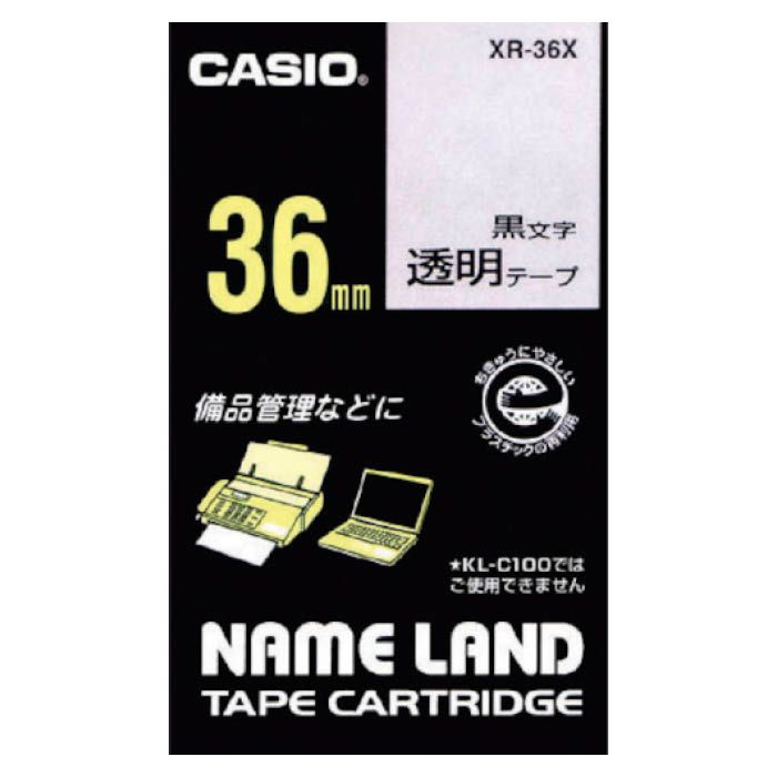 (T)カシオ ネームランド用テープカートリッジ　粘着タイプ　36mm XR36X