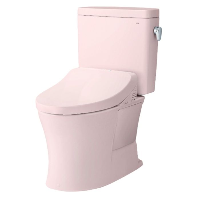 TOTO KQ新設手洗無・ウォシュレットKM42オートセット　パステルピンク CS232B/SH232BA/KM42AK/SR2