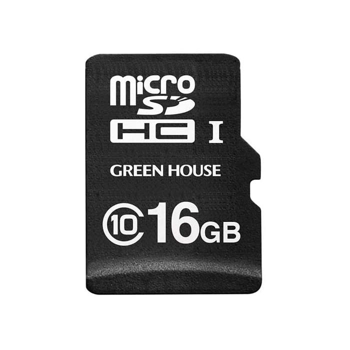 グリーンハウス DR/AC向けmicroSDカード GH-SDM-A16G