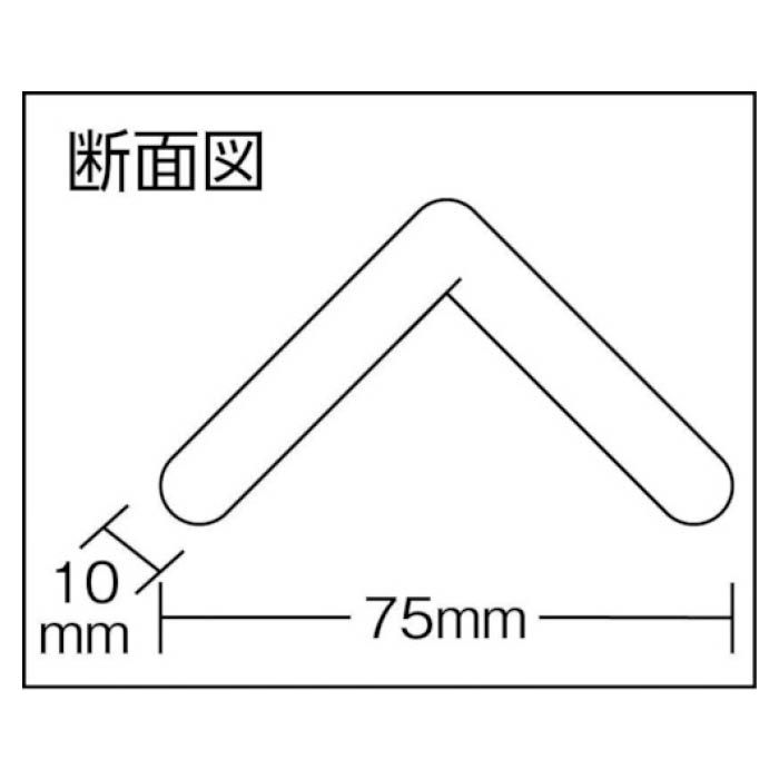 (T)ワニ印 コーナー養生材 4739116の説明画像2