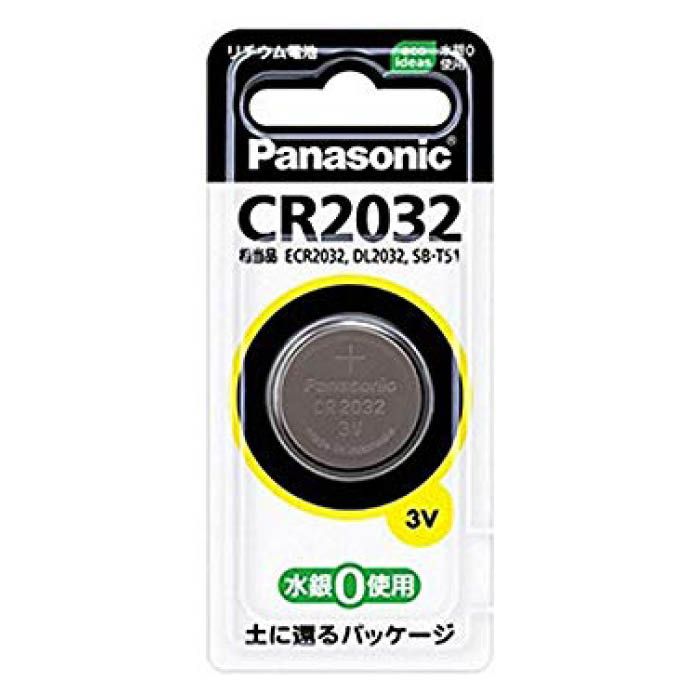 Panasonic (パナソニック) コイン形リチウム電池 CR2032P