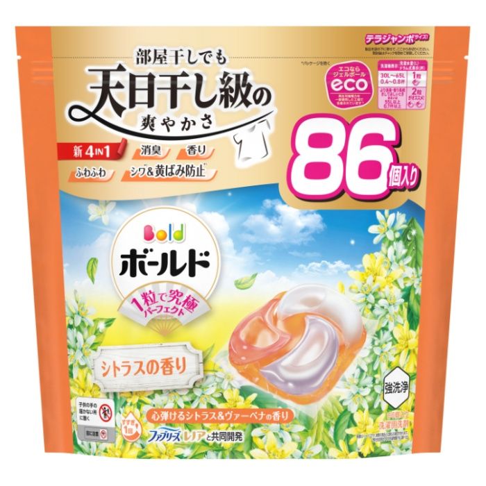 ボールドジェルボール4D ラベンダー&ジャスミン詰替86個