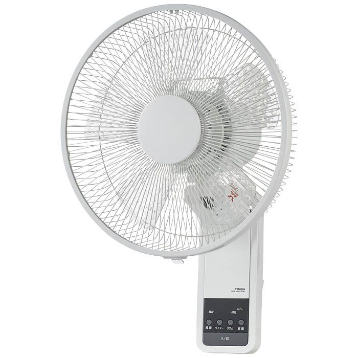 ナフコ リモコン式壁掛け扇 YKW-N380EFR(W)の説明画像2