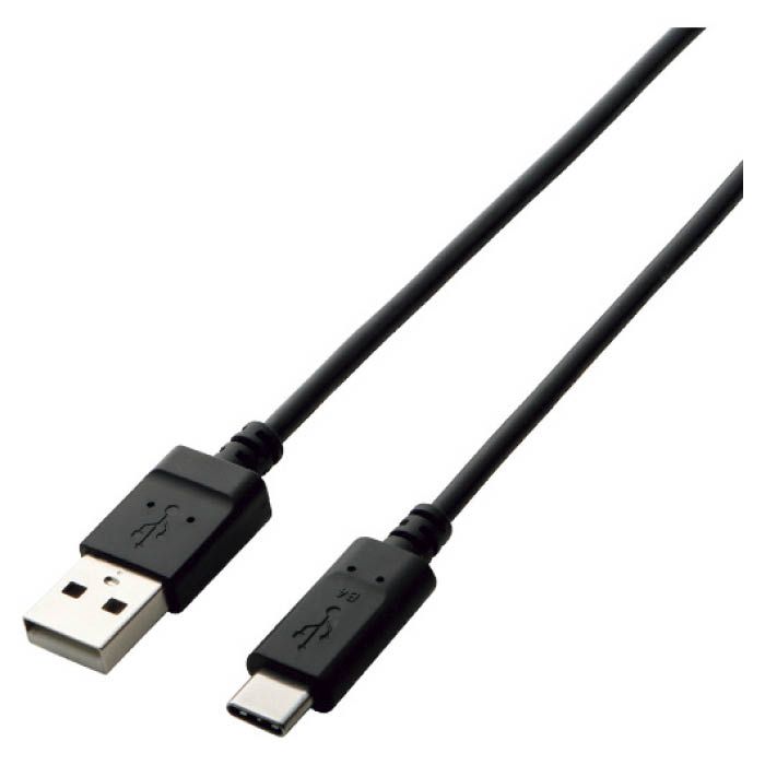 (T)エレコム USB2.0ケーブル(A-C)　1.0m　ブラック 1142001