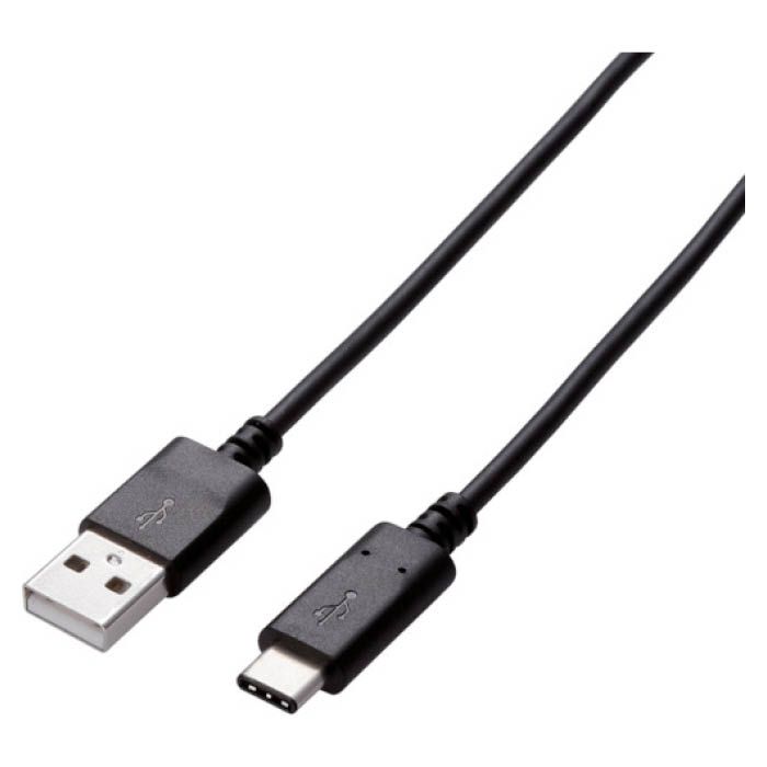 (T)エレコム USB2.0ケーブル　A-Cタイプ　認証品　3A出力　0.5m 7923007