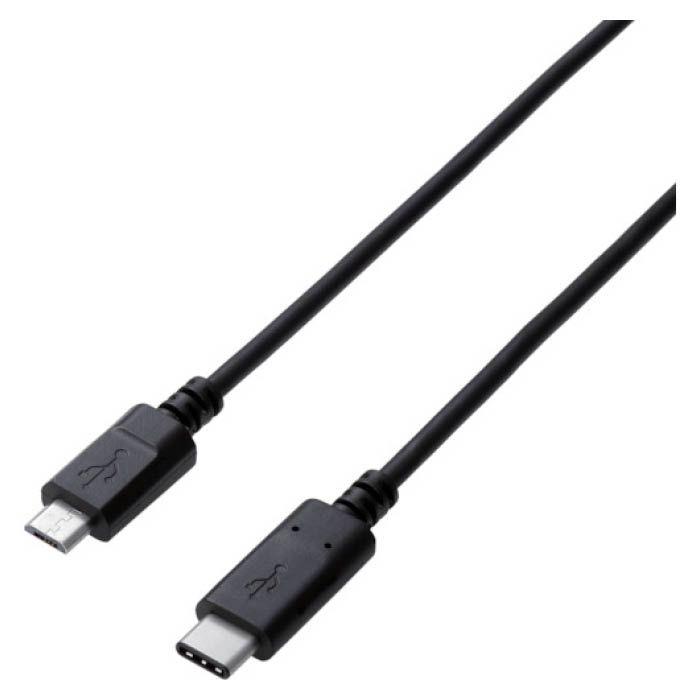 (T)エレコム USB2.0ケーブル　C-microBタイプ　認証品　3A出力0.5m 7923163