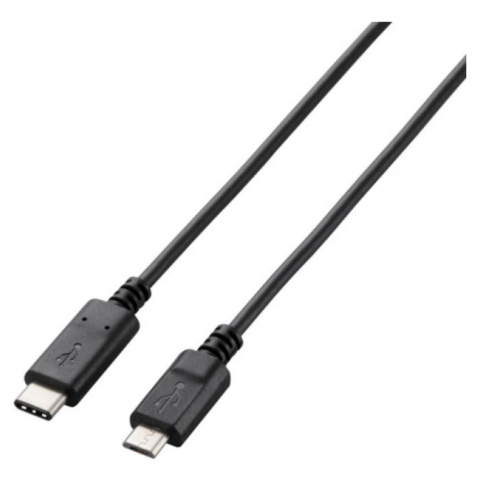 (T)エレコム USB2.0ケーブル　C-microBタイプ　認証品　3A出力1.0m 7923171