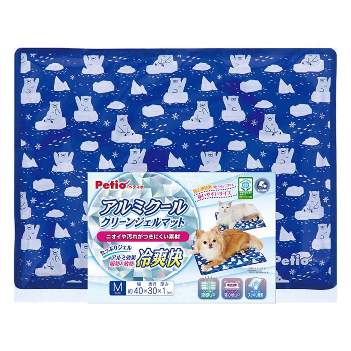 ペティオ 犬猫用マット　アルミクールクリーンジェルマット M
