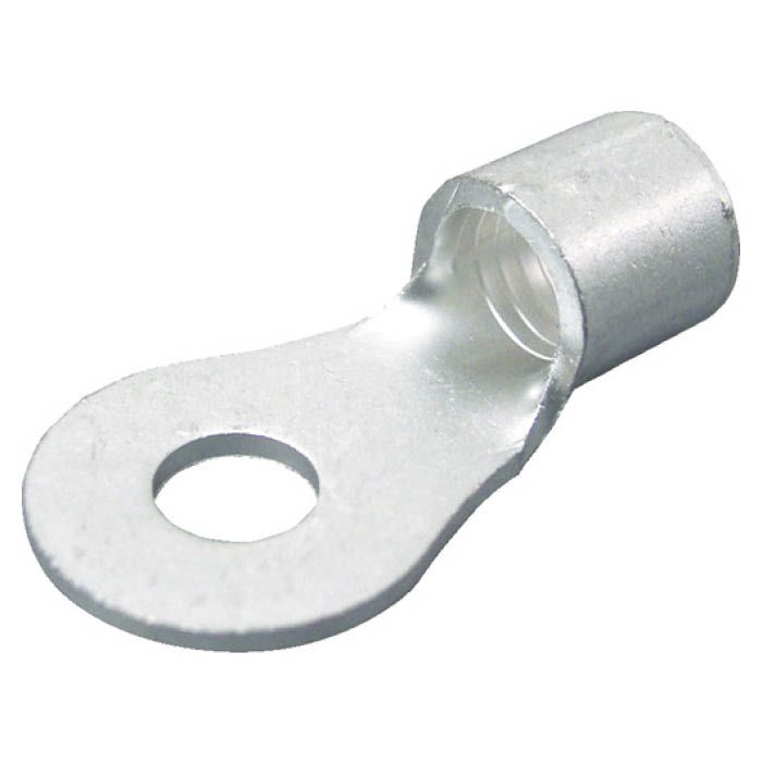(T)ニチフ 裸圧着端子 R形 より線26.66〜42.42 外寸22mm スタッド径5.3mm (100P) 7896581