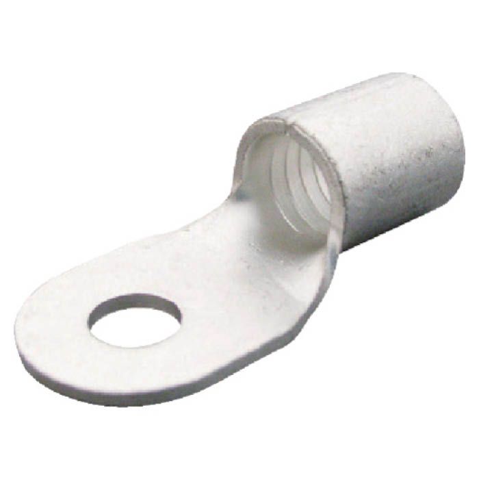 (T)ニチフ 裸圧着端子 R形 より線42.42〜60.57 外寸16mm スタッド径6.4mm (100P) 7896727
