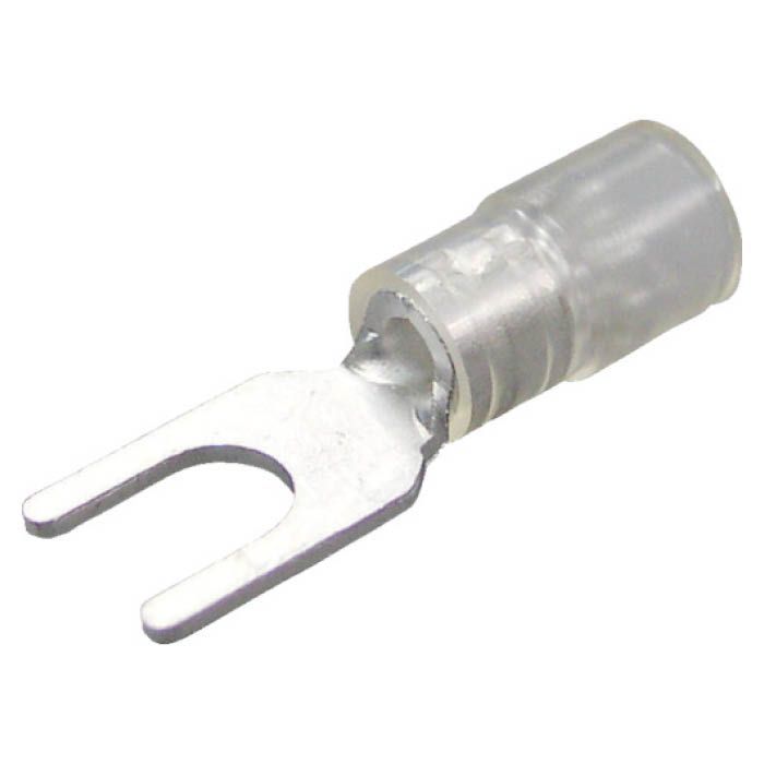 (T)ニチフ 環境配慮形絶縁被覆付Y形端子 Y形 外寸14mm スタッド径8.4mm (50個入) 8314461