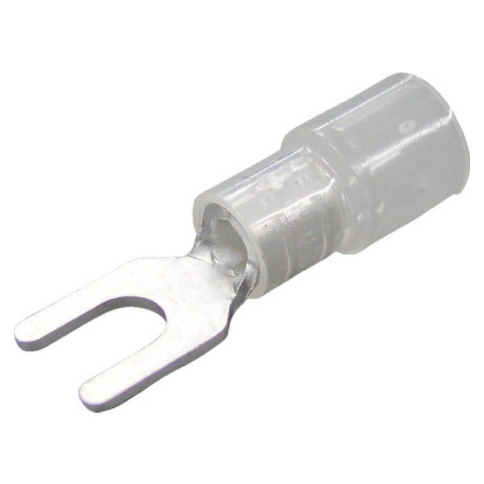(T)ニチフ 環境配慮形絶縁被覆付Y形端子 Y形 外寸8.4mm スタッド径4.3mm (50個入) 8314463