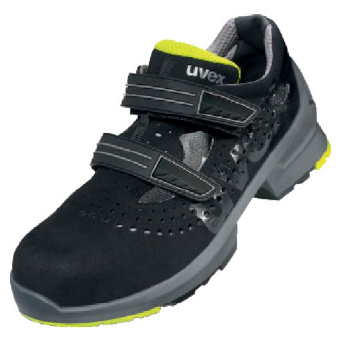 (T)UVEX サンダル ブラック/ライム 26.0CM 8552781(Tcode:8552781)