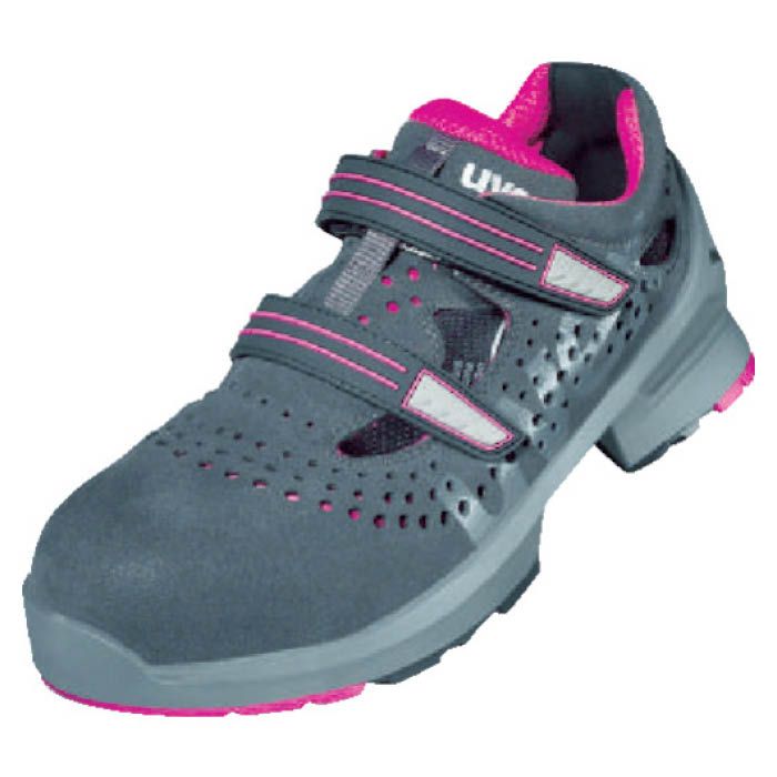 (T)UVEX レディース サンダル グレー S1 SRC(24.0-26.0cm)(Tcode:8552800)