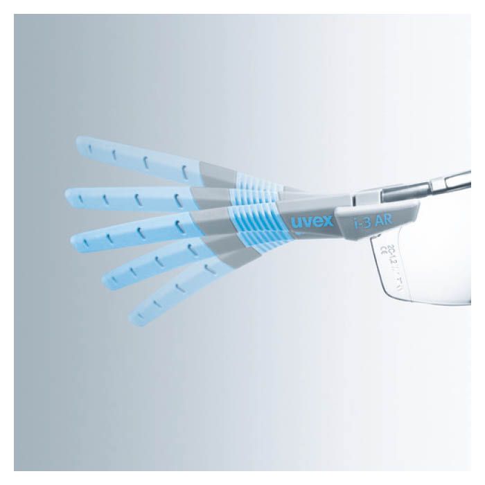 (T)UVEX 二眼型保護メガネ アイスリー AR(反射防止コーティング) 8366627(Tcode:8366627)の説明画像5