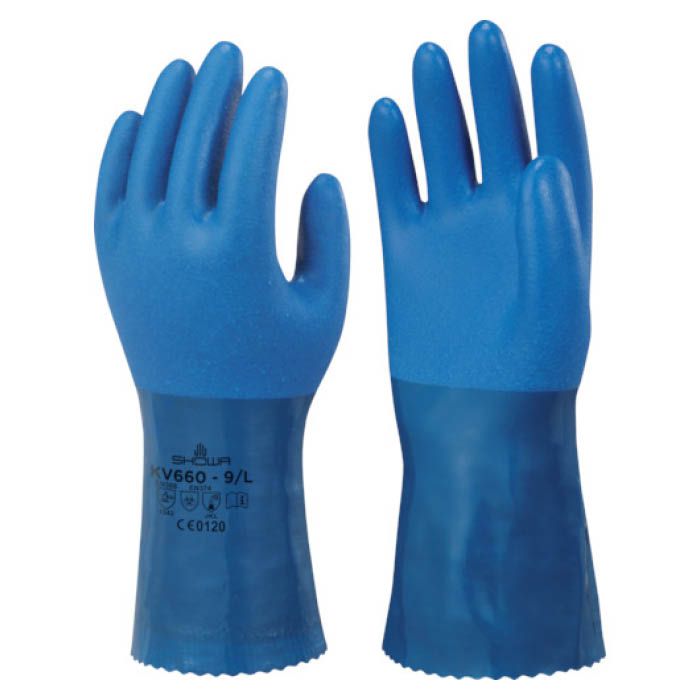 (T)ショーワ 耐切創手袋　KV-660　ブルー　XLサイズ 4342852