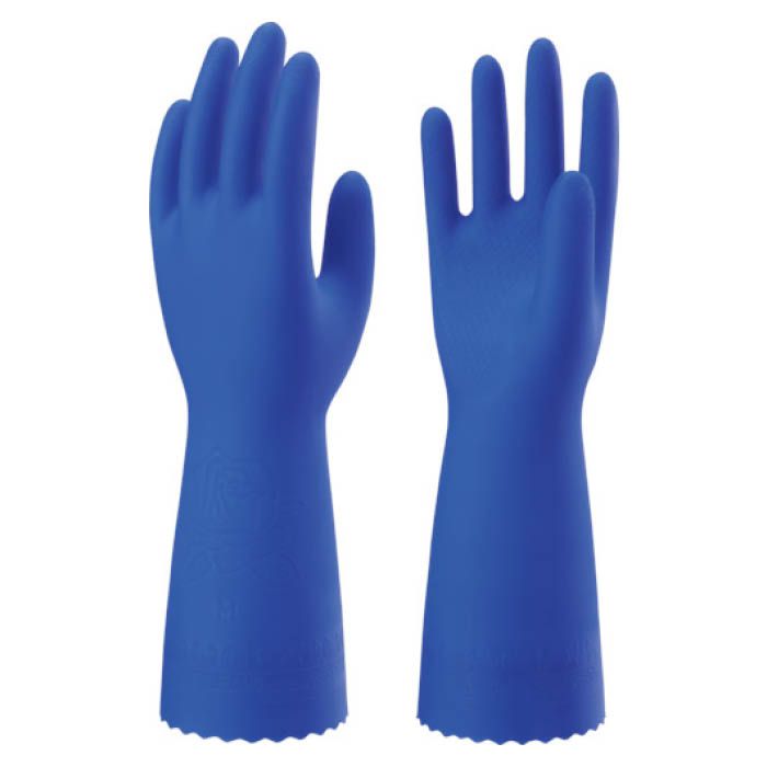 (T)ショーワ 塩化ビニール手袋　No170耐油厚手　ブルー　Lサイズ 3547701