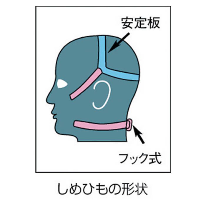 (T)シゲマツ TS　取替え式防じんマスク　DR185L2W DR185L2Wの説明画像2
