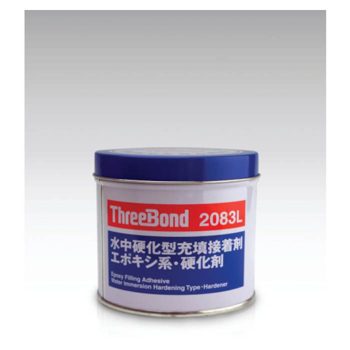 (T)スリーボンド エポキシ樹脂系接着剤　湿潤面用　TB2083L　硬化剤　1kg　青緑色 4703448