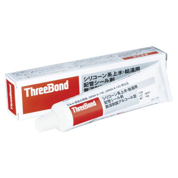(T)スリーボンド 配管用シール剤　シリコーン系　上水・給湯用　TB4230　140g　白色 3748782