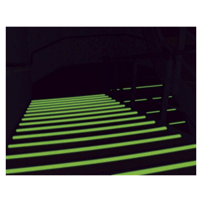 (T)緑十字 高輝度蓄光テープ　10mm幅×5m　PET 361008