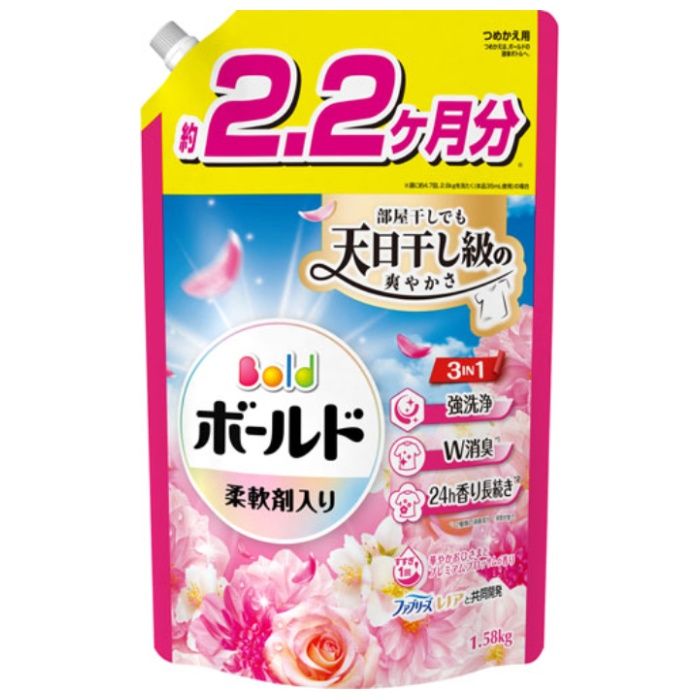 P&G ボールドジェル プレミアムブロッサム詰替1580g
