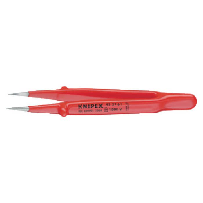 (T)KNIPEX 9267-63　絶縁精密ピンセット　145MM 8355183