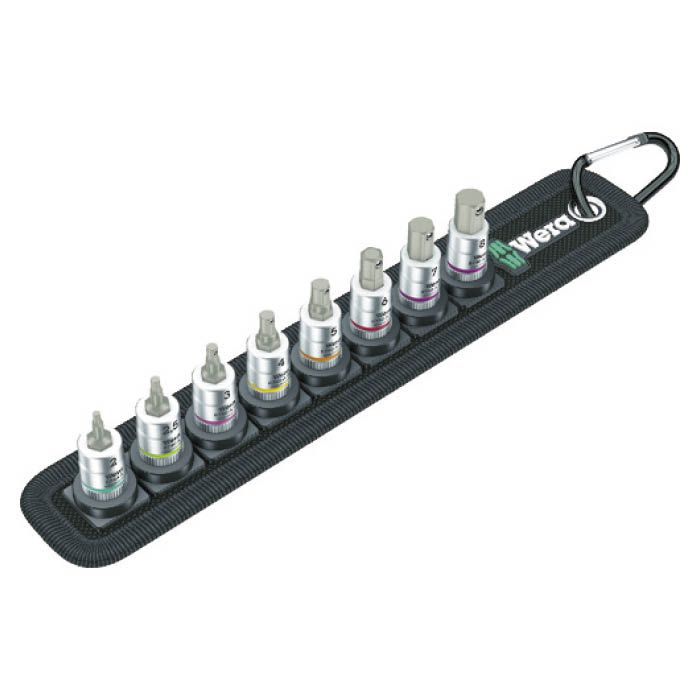 (T)Wera BELT　2　8740A　Hex-Plus　HF　ベルトソケットセット　1/4 1163249