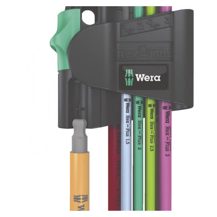(T)Wera 950SPKL/7BSM　ヘックスキーセット 4347315の説明画像2