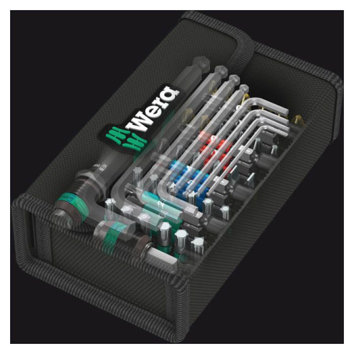 T)Wera クラフトフォームコンパクト100 ホルダービットLレンチセット