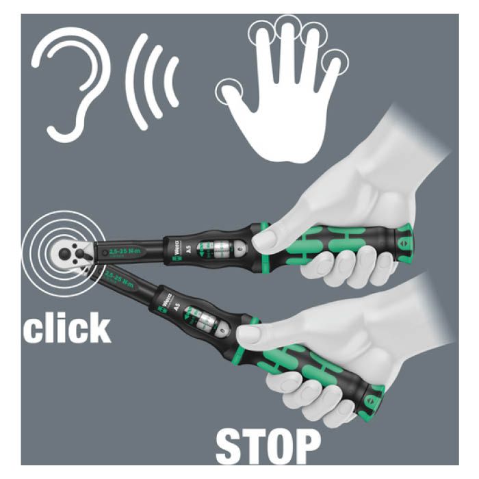 T)Wera C1 クリックトルクレンチ 10～50Nm 1/2 1256580の通販