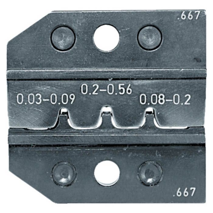 T)RENNSTEIG 圧着ダイス 624-667 ピンコンタクト 0.03-0.2 7665423の