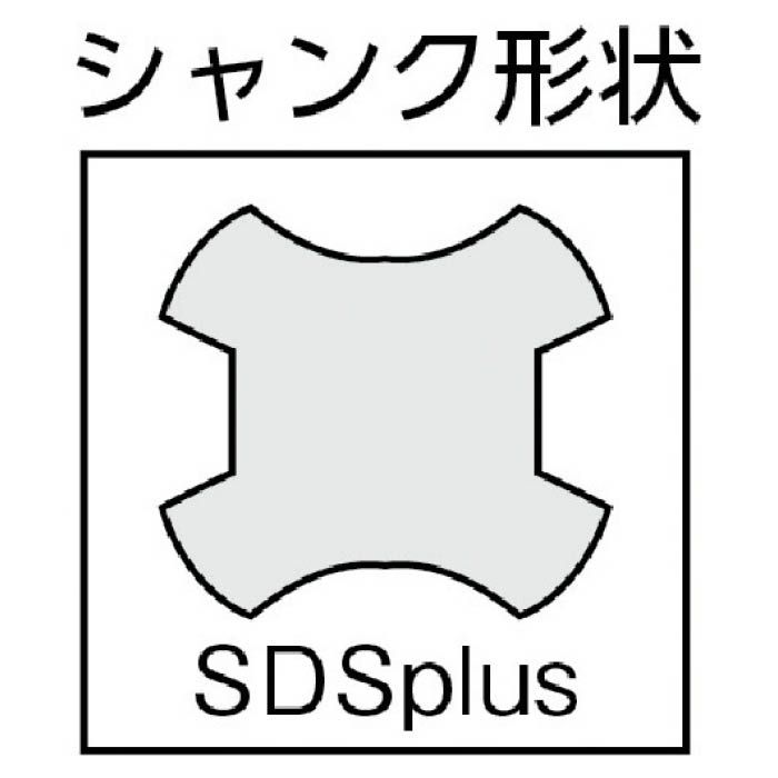 ミヤナガ デルタゴンビットSDSプラス　ネジΦ5.0×116mm 3039811の説明画像4