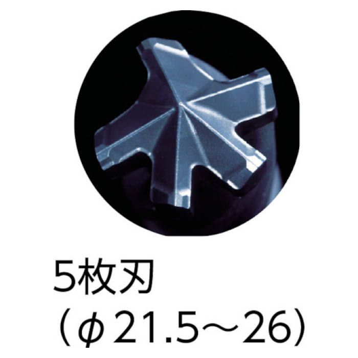 (T)ミヤナガ デルタゴンビットSDSプラス　Φ19.0×216mm 3791661の説明画像4