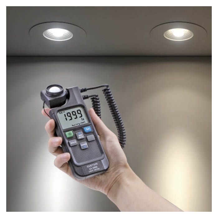 T)カスタム LEDモード付きデジタル照度計 1151641の通販｜ホームセンターナフコ【公式通販】
