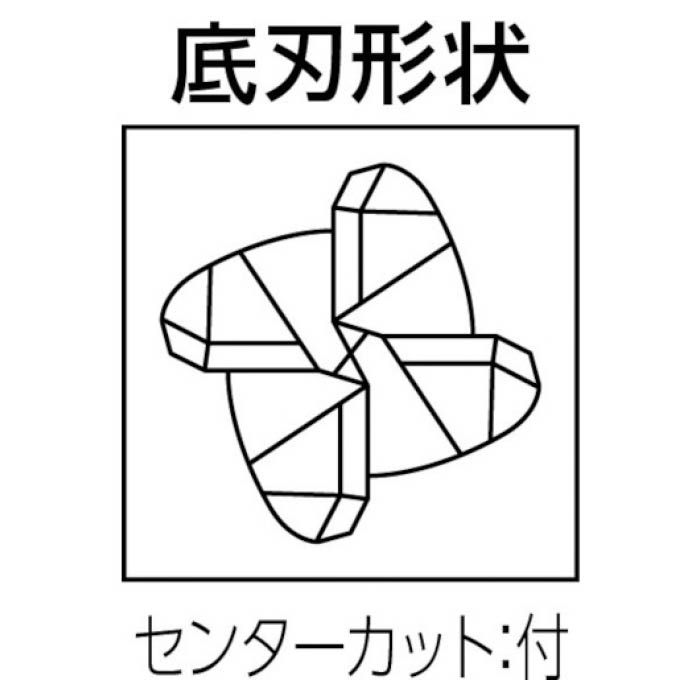 (T)三菱K 超硬エンドミル　IMPACTMIRACLEシリーズ　VF-HVRB VFHVRBD040R10N045T04の説明画像2