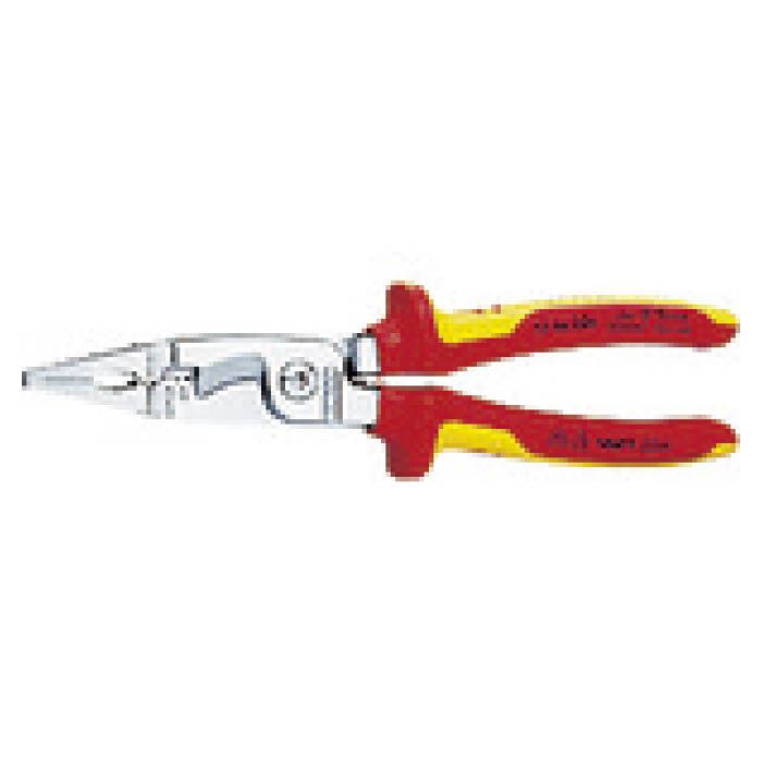 (T)KNIPEX 1386-200　絶縁エレクトロプライヤー 4715748